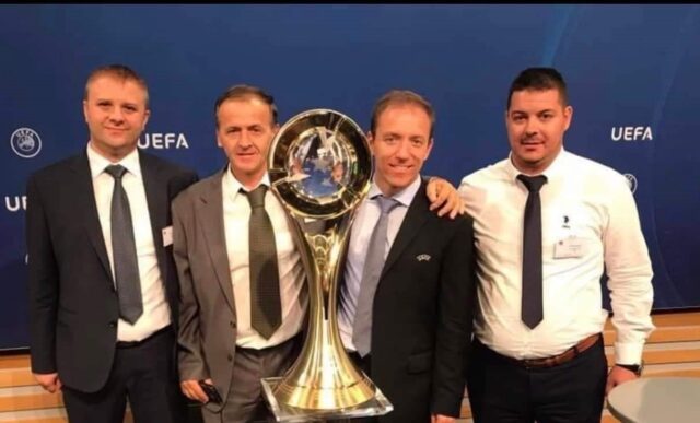 Delegacija FC Mostar na zrijebanju u Nionu