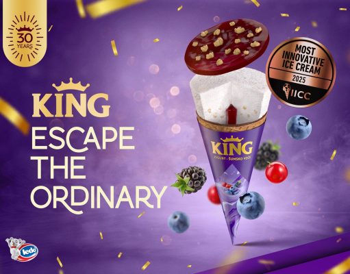 KING kornet jogurt šumsko voće osvojio prestižno priznanje na međunarodnoj konferenciji proizvođača sladoleda u Solunu