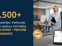 Više od 2.500 kompanija i institucija u BiH dobiva pečat poslovno-pravne izvrsnosti